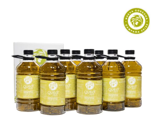 PACK Familiar - Extra Virgin Olive Oil 16L - 8 Bottles of 2L - Free Shipping